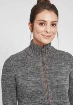 OXMO Strickjacken Strickjacke Phenix Frauen Grau -OXMO Verkaufs-Shop d2be970ce08d546861a93c0ee76b55d2