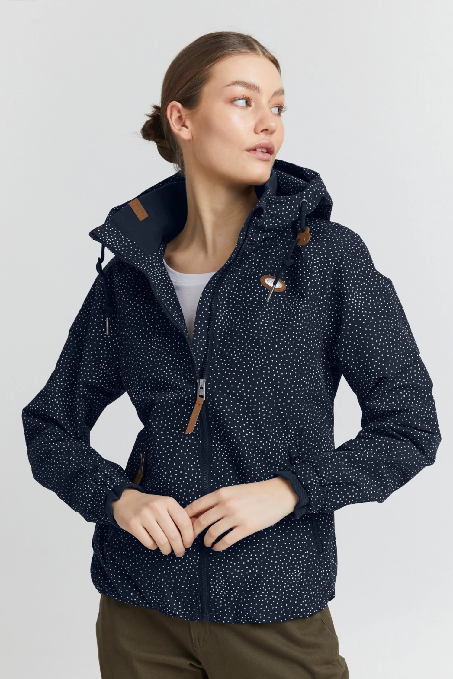 OXMO Übergangsjacken Jacke Tinna Frauen Dunkelblau 2 OXMO Übergangsjacken Jacke Tinna Frauen Dunkelblau – Bild 2
