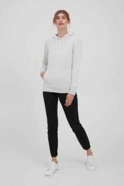 OXMO Kapuzenpullover Hoodie Olive Frauen Weiß 8 OXMO Kapuzenpullover Hoodie Olive Frauen Weiß -OXMO Verkaufs-Shop d41260c33624a82843963fb6022fdac8