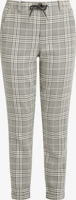 OXMO Stoffhosen Tapered Hose Livia Frauen Grau