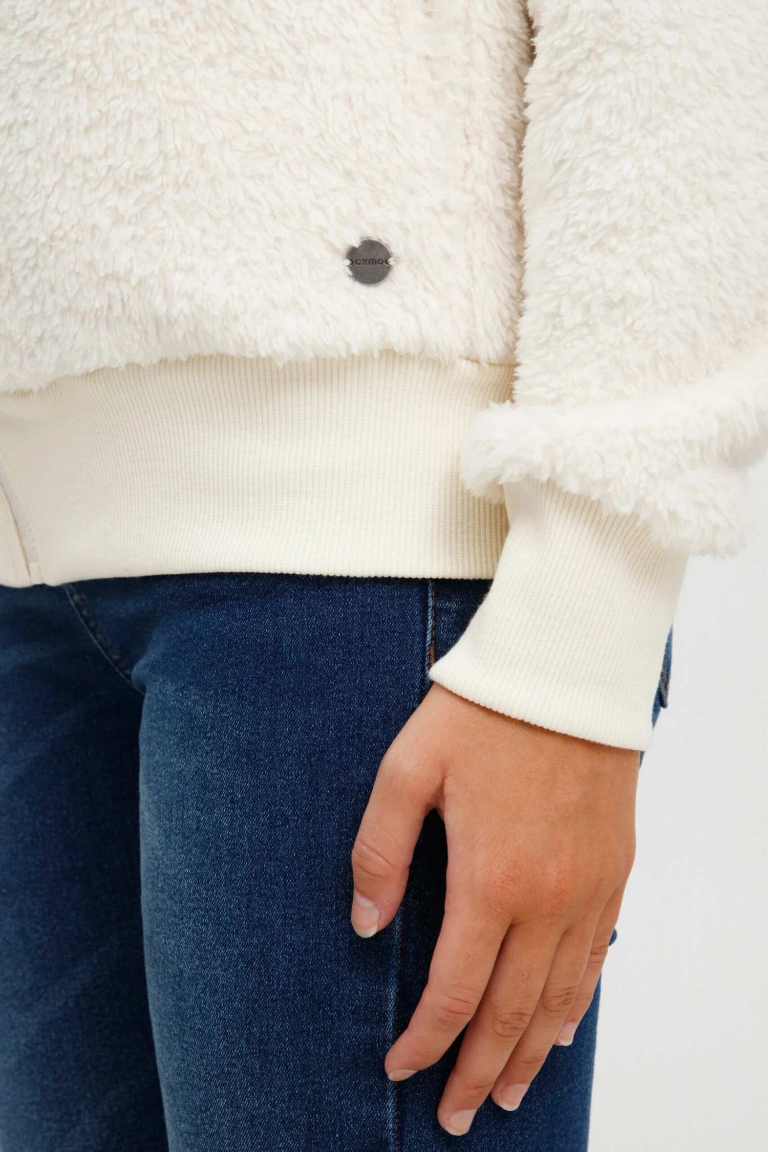 OXMO Übergangsjacken Bomberjacke Anneka Frauen Weiß 5 OXMO Übergangsjacken Bomberjacke Anneka Frauen Weiß – Bild 5