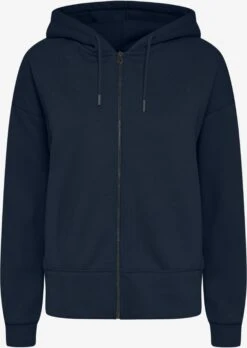 OXMO Sweatjacken Sweatjacke Frauen Navy