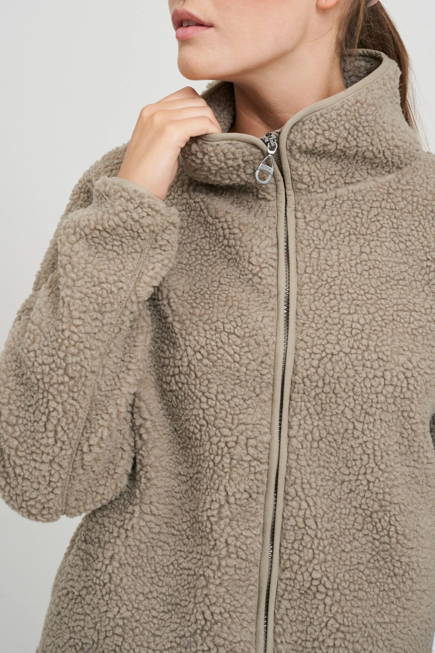 OXMO Übergangsjacken Jacke Tonje Frauen Dunkelbeige 5 OXMO Übergangsjacken Jacke Tonje Frauen Dunkelbeige – Bild 5