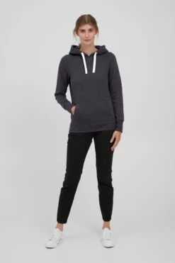 OXMO Kapuzenpullover Hoodie Olive Frauen Dunkelgrau -OXMO Verkaufs-Shop d85754680b9901e92dabf6c31961eaa0