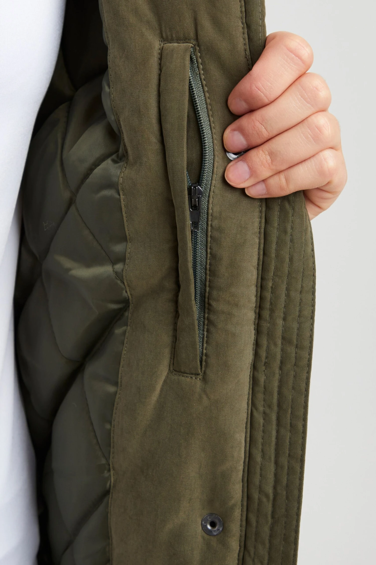 OXMO Winterjacken Winterjacke Lona Frauen Dunkelgrün 7 OXMO Winterjacken Winterjacke Lona Frauen Dunkelgrün – Bild 7