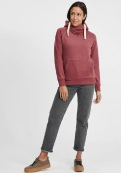 OXMO Hoodies Hoodie Julia Pile Frauen Rot / Bordeaux -OXMO Verkaufs-Shop da344e1f1372d85206b0b850ba8d648e