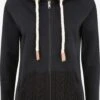 OXMO Sweatjacken Kapuzensweatjacke Matilda Frauen Schwarz