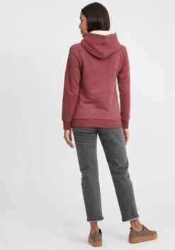 OXMO Hoodies Hoodie Julia Pile Frauen Rot / Bordeaux -OXMO Verkaufs-Shop dc6253d6d086e08e5284d75c83afdca9
