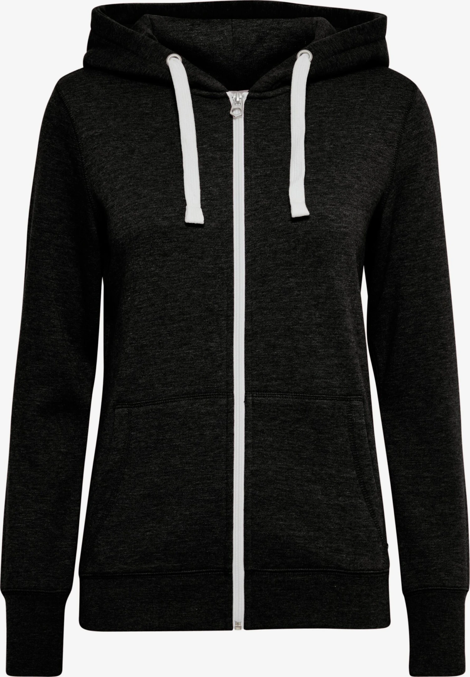 OXMO Sweatjacken Kapuzensweatjacke Frauen Schwarz 1 OXMO Sweatjacken Kapuzensweatjacke Frauen Schwarz