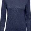 OXMO Rollkragenpullover Pullover Katja Frauen Marine