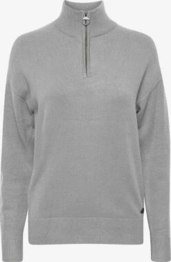 OXMO Rollkragenpullover Rollkragenshirt Rita Frauen Graumeliert