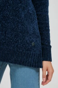 OXMO Feinstrickpullover Pullover Elvina Frauen Dunkelblau 11 OXMO Feinstrickpullover Pullover Elvina Frauen Dunkelblau -OXMO Verkaufs-Shop ddcb4ecb87949cd2ae5e378acfe24c09