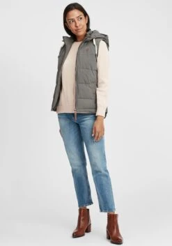 OXMO Westen Kurzweste Lew Frauen Grau -OXMO Verkaufs-Shop dff30b1529d2c3170b80557ca4bffef7