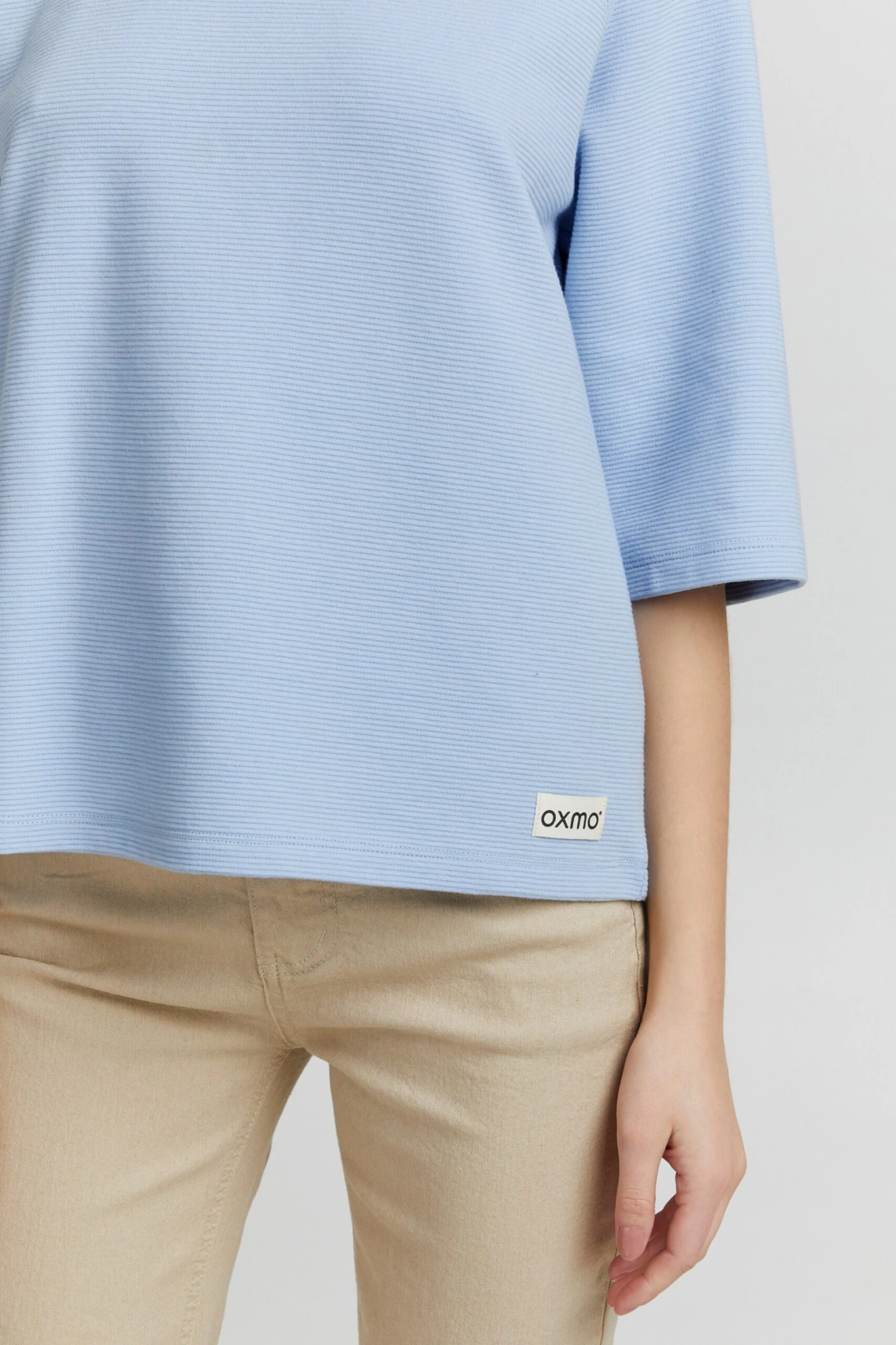 OXMO Pullover Rundhalspullover JONNE Frauen Blau 6 OXMO Pullover Rundhalspullover JONNE Frauen Blau – Bild 6