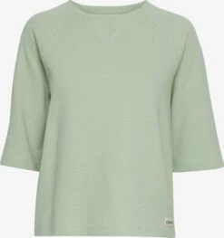 OXMO Pullover Rundhalspullover JONNE Frauen Grün