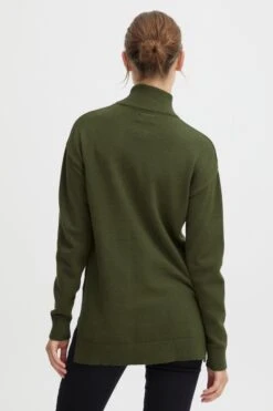 OXMO Pullover Strickpullover Ratina Frauen Dunkelgrün -OXMO Verkaufs-Shop e241a601459cb5ede54ebc6fcc08335e