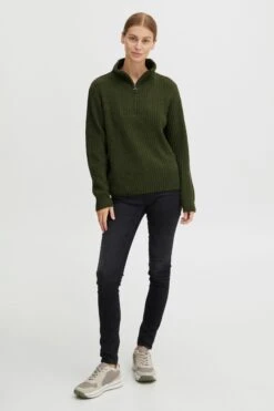 OXMO Pullover Strickpullover Saline Frauen Grün 8 OXMO Pullover Strickpullover Saline Frauen Grün -OXMO Verkaufs-Shop e4ca94d2e9603794e64d274524c25169