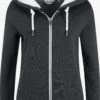 OXMO Sweatjacken Sweatjacke Binja Frauen Grau