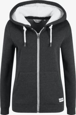 OXMO Sweatjacken Sweatjacke Binja Frauen Grau