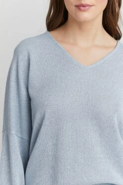OXMO Basic Pullover Pullover KATLA Frauen Hellblau -OXMO Verkaufs-Shop e5e279740b448299433a846859b25331