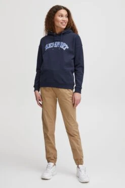 OXMO Kapuzenpullover Kapuzensweatshirt Colisa Frauen Blau -OXMO Verkaufs-Shop e624a3cffb8a4398415e522e210f70ce