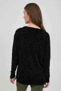 OXMO Feinstrickpullover Pullover Elvina Frauen Schwarz -OXMO Verkaufs-Shop e6274ffac1a6e18584ace41e9d4e2402