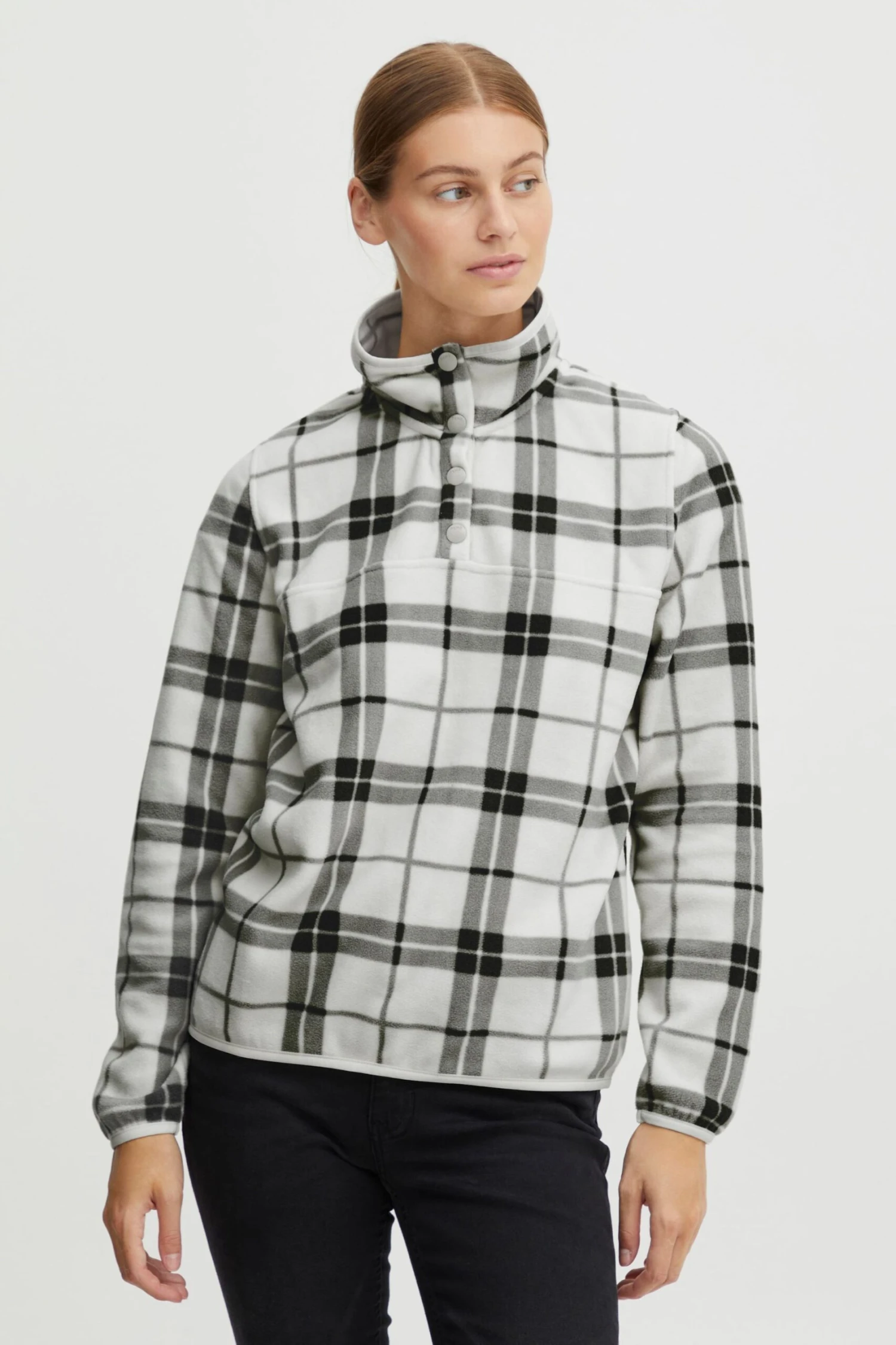 OXMO Outdoorjacken Outdoorjacke CHINNE Frauen Grau / Weiß 2 OXMO Outdoorjacken Outdoorjacke CHINNE Frauen Grau / Weiß – Bild 2