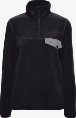 OXMO Outdoorjacken Fleecejacke Frauen Schwarz