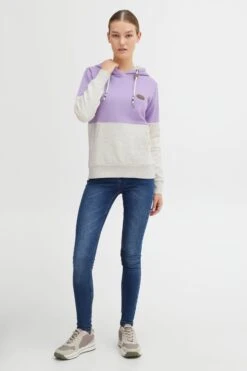 OXMO Sweatshirts Kapuzensweatshirt Kathrine Frauen Lila -OXMO Verkaufs-Shop e734e4c2f48f844dc820c9d00bcac93e