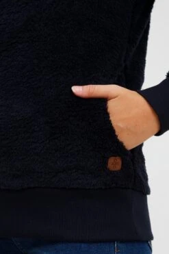 OXMO Pullover Fleecepullover ANNIKI Frauen Blaumeliert -OXMO Verkaufs-Shop e7899af9a09b45434f496fc3be05789f