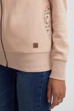 OXMO Sweatjacken Kapuzensweatshirtjacke Frauen Rosa -OXMO Verkaufs-Shop e80478af91e94b805b22893c29b7081e