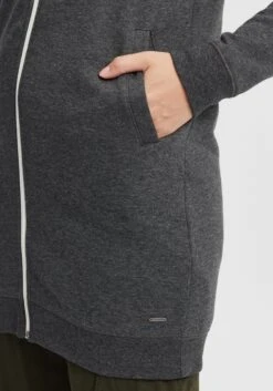 OXMO Sweatjacken Kapuzensweatjacke Olinda Frauen Grau -OXMO Verkaufs-Shop e82443a887b8dfc448cd4357f82af705