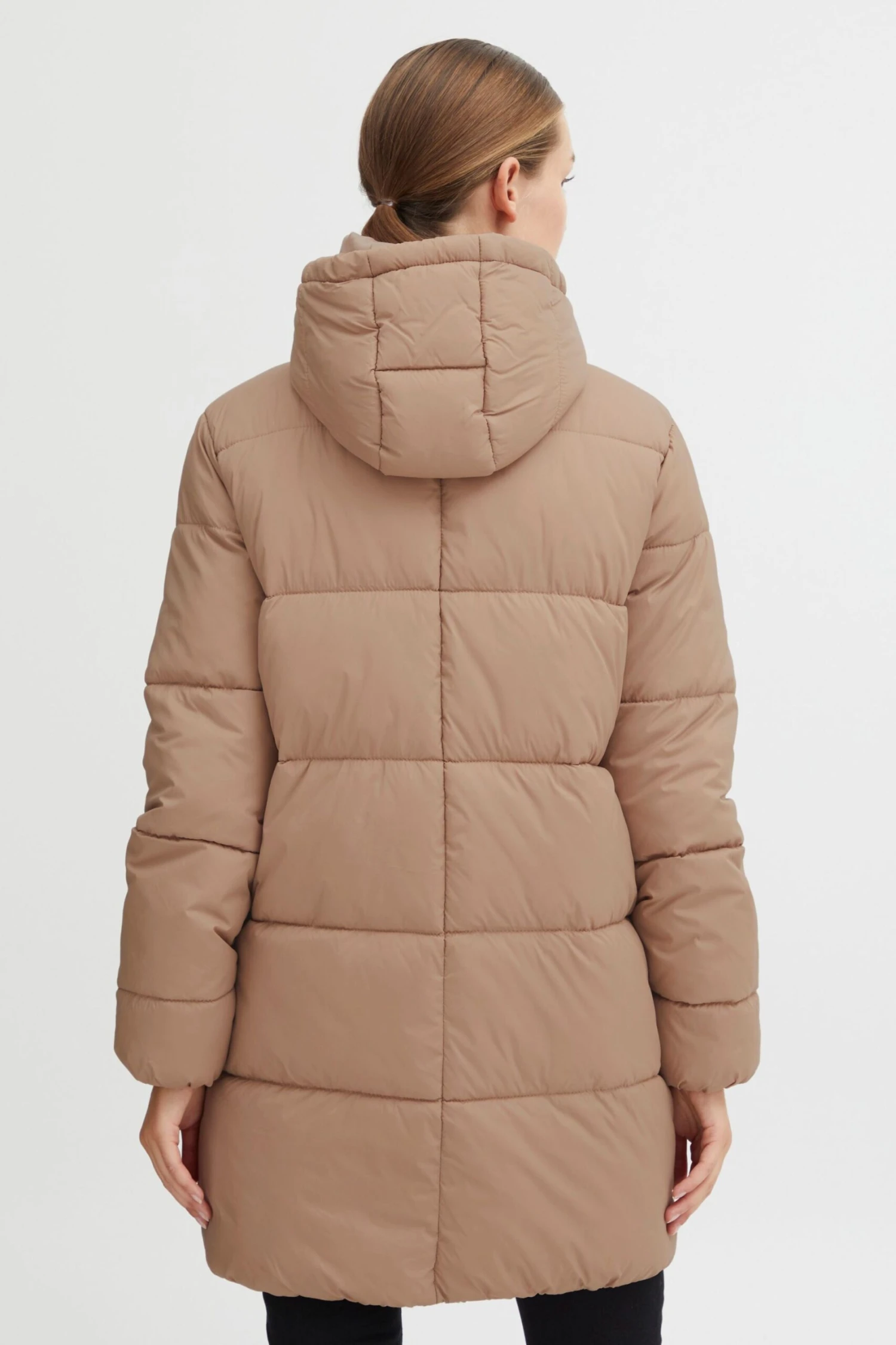 OXMO Winterjacken Winterjacke Bodil Frauen Dunkelbeige / Braun 3 OXMO Winterjacken Winterjacke Bodil Frauen Dunkelbeige / Braun – Bild 3