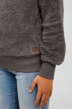 OXMO Pullover Fleecepullover ANNIKI Frauen Grau -OXMO Verkaufs-Shop e9239e891787dfb004f795a52a256787