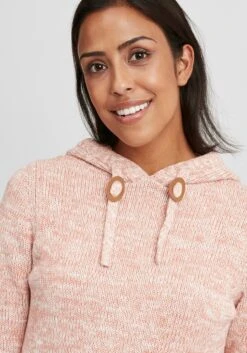 OXMO Kapuzenpullover Strickpullover Philia Frauen Pink -OXMO Verkaufs-Shop e98753e590c3111b1832d6cdbc4ed89c