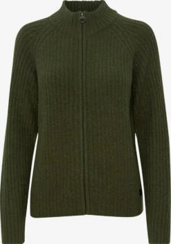 OXMO Strickjacken Strickjacke Sal Frauen Grün