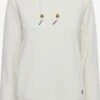 OXMO Pullover Kapuzenpullover ULRIKA Frauen Beige