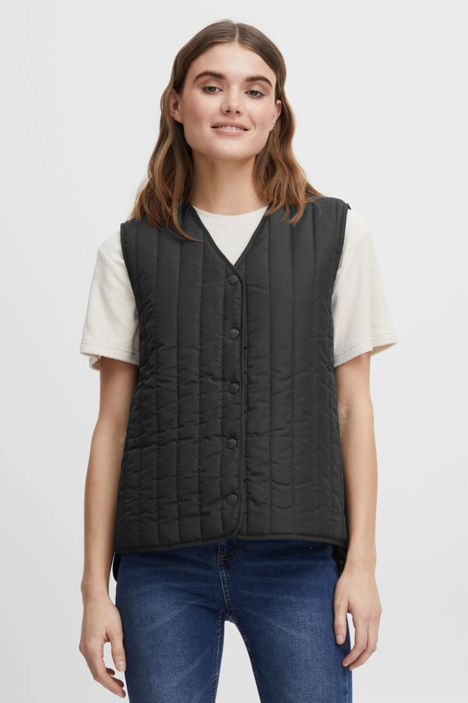 OXMO Westen Weste Sadget Frauen Schwarz 2 OXMO Westen Weste Sadget Frauen Schwarz – Bild 2