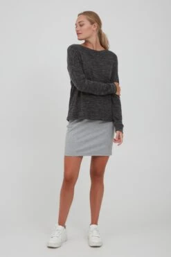 OXMO Sweatshirts Sweatshirt Benta Frauen Grau / Dunkelgrau -OXMO Verkaufs-Shop ee2825f918c770f4a29eb417be7a416b