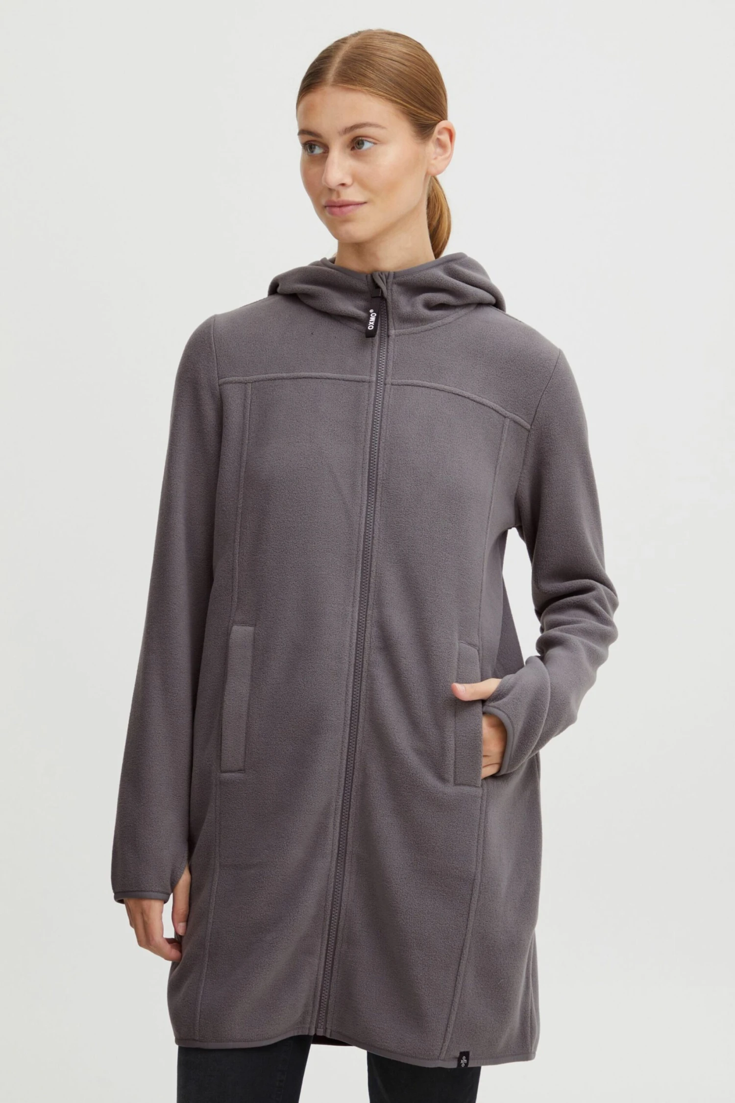 OXMO Übergangsjacken Fleecejacke Fine Frauen Grau 2 OXMO Übergangsjacken Fleecejacke Fine Frauen Grau – Bild 2