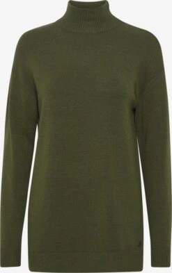 OXMO Pullover Strickpullover Ratina Frauen Dunkelgrün