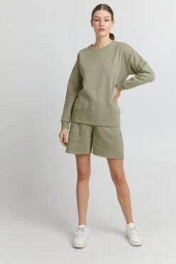 OXMO Sweatshirts Pullover Holma Frauen Grün 8 OXMO Sweatshirts Pullover Holma Frauen Grün -OXMO Verkaufs-Shop f00e0eb6f16b7850a292953a9b615f27