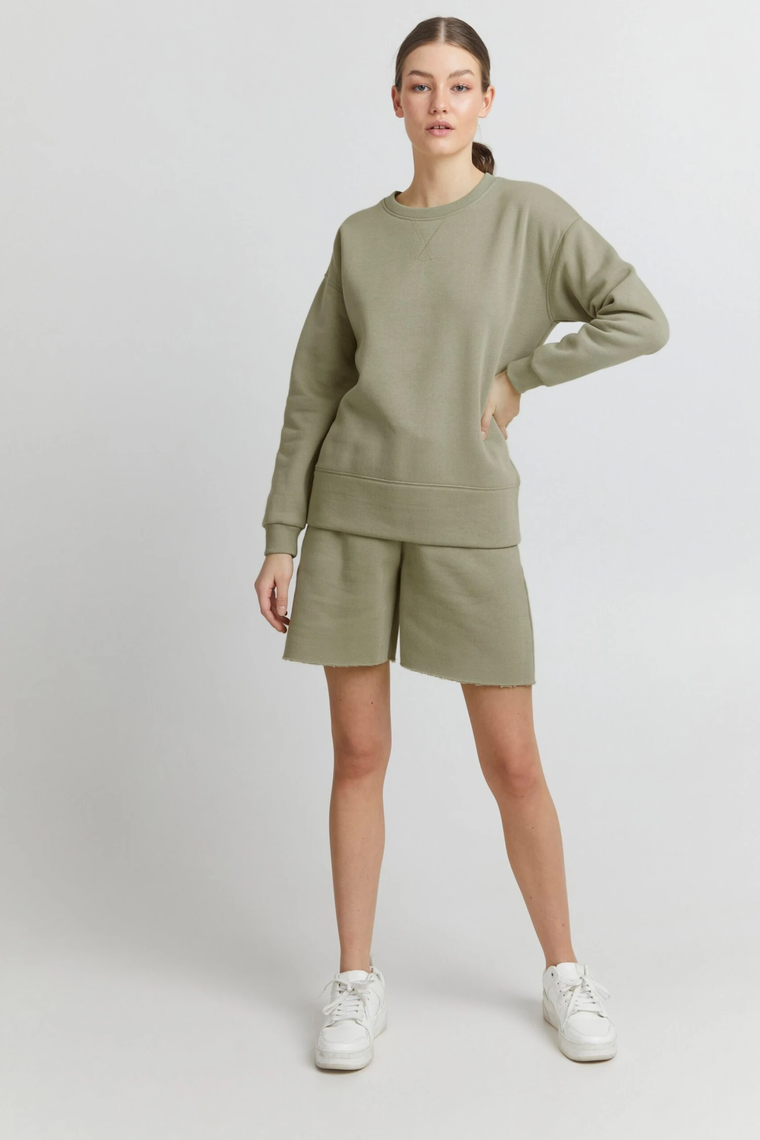 OXMO Sweatshirts Pullover Holma Frauen Grün 3 OXMO Sweatshirts Pullover Holma Frauen Grün – Bild 3