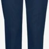 OXMO Stoffhosen Tapered Hose Frauen Blau