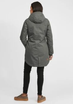 OXMO Übergangsjacken Parka Bella Frauen Grau / Dunkelgrau -OXMO Verkaufs-Shop f29f966dc1a41ed7ad48e6143bb326fd