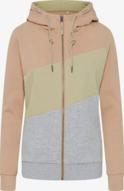 OXMO Sweatjacken Kapuzensweatshirtjac Aggi Frauen Rosa