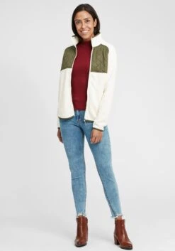 OXMO Sweatjacken Sweatjacke Malin Frauen Beige -OXMO Verkaufs-Shop f349afad0db75d0ca09f222b6f8e6600