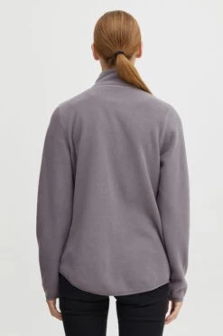 OXMO Sweatjacken Sweatshirtjacke Nymfe Frauen Grau -OXMO Verkaufs-Shop f6431d10ad38663a4bd738b1318acacd