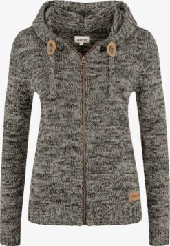 OXMO Strickjacken Strickjacke Philadelphia Frauen Grau