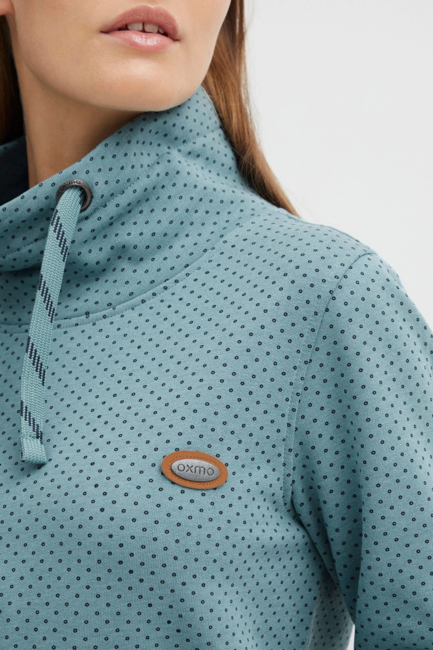 OXMO Pullover Oberteile Amini Frauen Blau 5 OXMO Pullover Oberteile Amini Frauen Blau – Bild 5